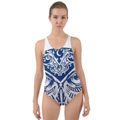 Owl Cut-out Back One Piece Swimsuit by Amaryn4rt