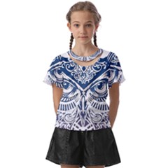 Owl Kids  Front Cut Tee by Amaryn4rt