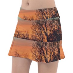 Twilight Sunset Sky Evening Clouds Classic Tennis Skirt by Amaryn4rt