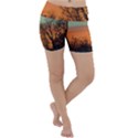 Twilight Sunset Sky Evening Clouds Lightweight Velour Yoga Shorts View1