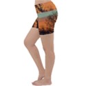 Twilight Sunset Sky Evening Clouds Lightweight Velour Yoga Shorts View2