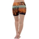 Twilight Sunset Sky Evening Clouds Lightweight Velour Yoga Shorts View4