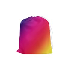 Rainbow Colors Drawstring Pouch (medium) by Amaryn4rt