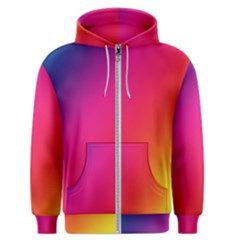 Rainbow Colors Men s Zipper Hoodie by Amaryn4rt