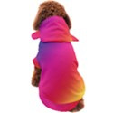 Rainbow Colors Dog Coat View2