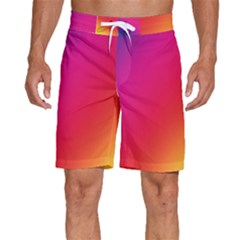 Rainbow Colors Men s Beach Shorts