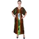 Beautiful World Entry Door Fantasy V-Neck Boho Style Maxi Dress View1