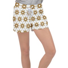 Seamless Repeating Tiling Tileable Women s Velour Lounge Shorts by Amaryn4rt