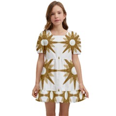 Seamless Repeating Tiling Tileable Kids  Short Sleeve Dolly Dress by Amaryn4rt