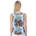 Seamless Repeating Tiling Tileable Women s Basketball Tank Top View2