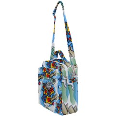 Seamless Repeating Tiling Tileable Crossbody Day Bag by Amaryn4rt