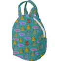 Meow Cat Pattern Travel Backpack View1