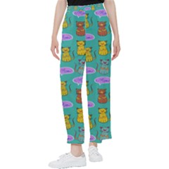 Meow Cat Pattern Women s Pants  by Amaryn4rt