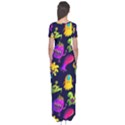 Space Patterns Short Sleeve Maxi Dress View2