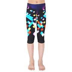 Dance Floor Kids  Capri Leggings  by Amaryn4rt