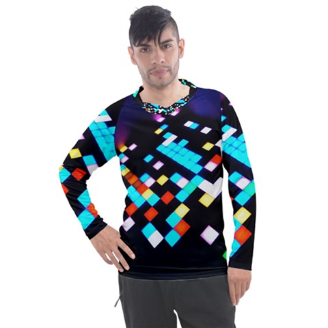 Dance Floor Men s Pique Long Sleeve Tee by Amaryn4rt