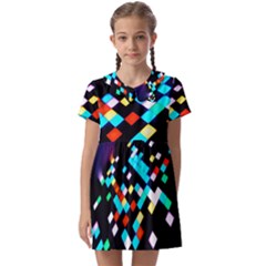 Dance Floor Kids  Asymmetric Collar Dress by Amaryn4rt