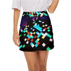 Dance Floor Mini Front Wrap Skirt by Amaryn4rt