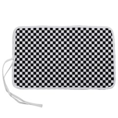 Black And White Checkerboard Background Board Checker Pen Storage Case (s) by Amaryn4rt