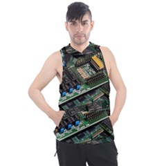 Computer Ram Tech - Men s Sleeveless Hoodie by Amaryn4rt