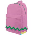 Easter Chevron Pattern Stripes Classic Backpack View1