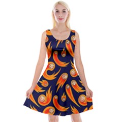 Space Patterns Pattern Reversible Velvet Sleeveless Dress by Amaryn4rt