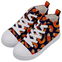 Space Patterns Pattern Kids  Mid-top Canvas Sneakers by Amaryn4rt