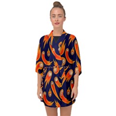 Space Patterns Pattern Half Sleeve Chiffon Kimono by Amaryn4rt