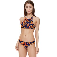 Space Patterns Pattern Banded Triangle Bikini Set