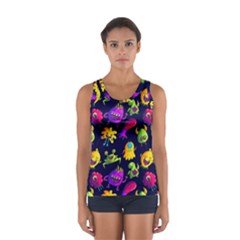 Space Patterns Sport Tank Top  by Amaryn4rt