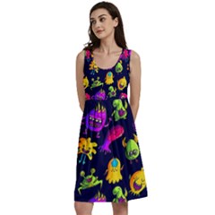 Space Patterns Classic Skater Dress