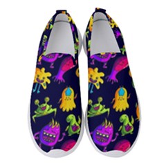 Space Patterns Women s Slip On Sneakers by Amaryn4rt