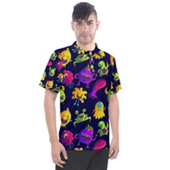 Space Patterns Men s Polo Tee by Amaryn4rt