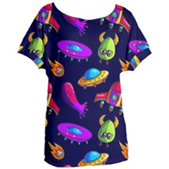 Space Pattern Women s Oversized Tee by Amaryn4rt