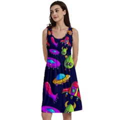 Space Pattern Classic Skater Dress by Amaryn4rt