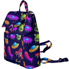 Space Pattern Buckle Everyday Backpack by Amaryn4rt