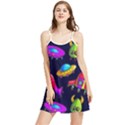 Space Pattern Summer Frill Dress View1