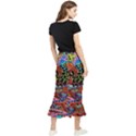 Vector Art Pattern - Maxi Fishtail Chiffon Skirt View2