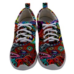 Vector Art Pattern - Women Athletic Shoes by Amaryn4rt