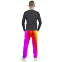 Multi color rainbow background Men s Jogger Sweatpants View2