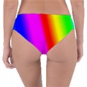 Multi color rainbow background Reversible Classic Bikini Bottoms View2