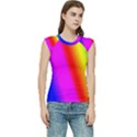 Multi color rainbow background Women s Raglan Cap Sleeve Tee View1