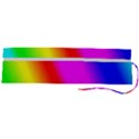 Multi color rainbow background Roll Up Canvas Pencil Holder (L) View2