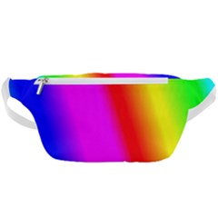 Multi Color Rainbow Background Waist Bag  by Amaryn4rt