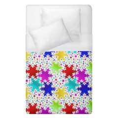 Snowflake Pattern Repeated Duvet Cover (single Size) by Amaryn4rt