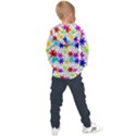 Snowflake Pattern Repeated Kids  Overhead Hoodie View2