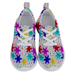 Snowflake Pattern Repeated Running Shoes by Amaryn4rt