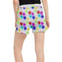 Snowflake Pattern Repeated Women s Runner Shorts View2