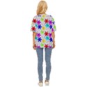 Snowflake Pattern Repeated Oversized Basic Tee View4