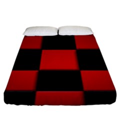 Black And Red Backgrounds- Fitted Sheet (king Size) by Amaryn4rt